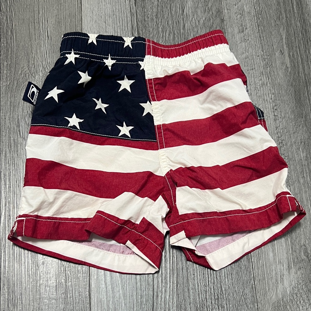 Old Navy Stars and Stripes baby Swim Shorts/ size 12-18 Months